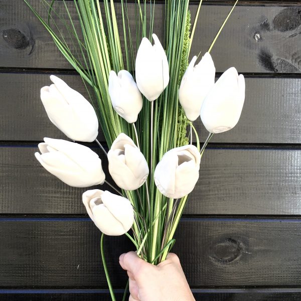 ceramic tulips