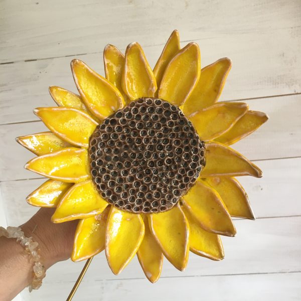 ceramic sunflower