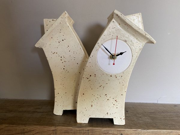 Double Clock by Peter Bowen Art