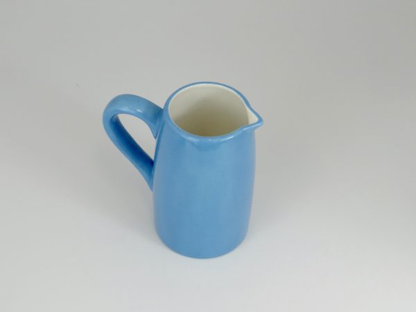 sky blue milk jug